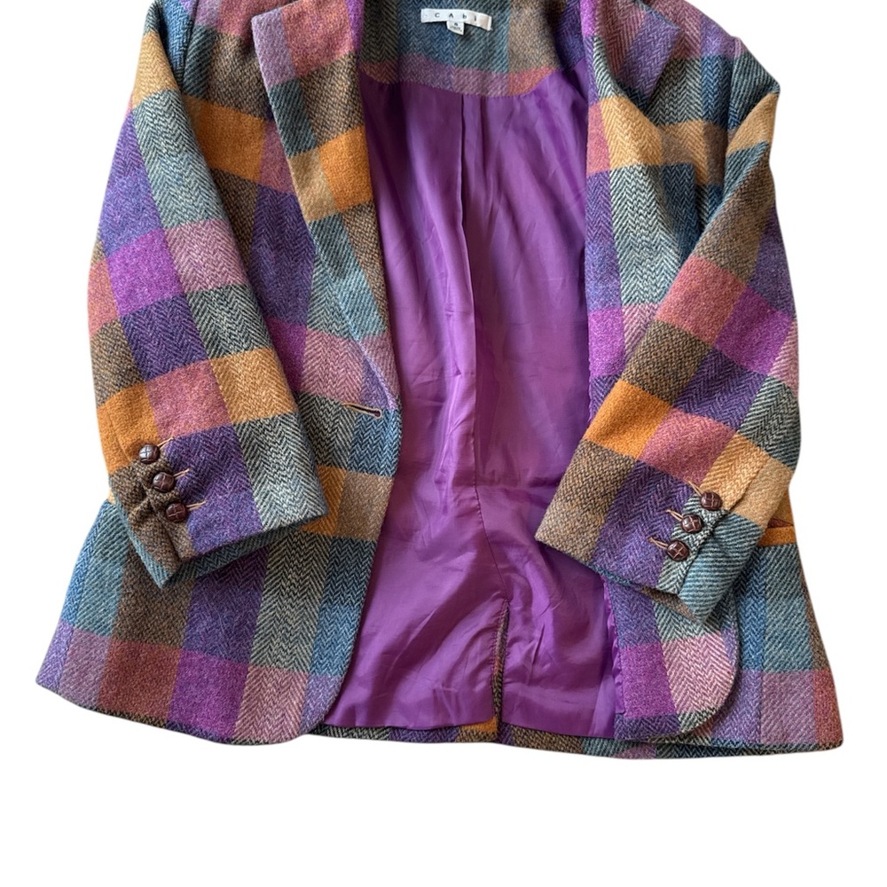 cAbi Plaid Multicolor Women's Jacket